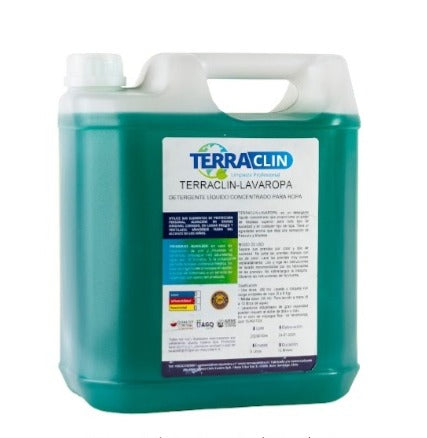 Detergente líquido TERRACLIN-LAVAROPA concentrado para todo tipo de ropa 5 Litros
